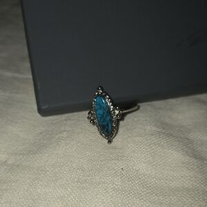 Vintage Turquoise Adjustable Ring